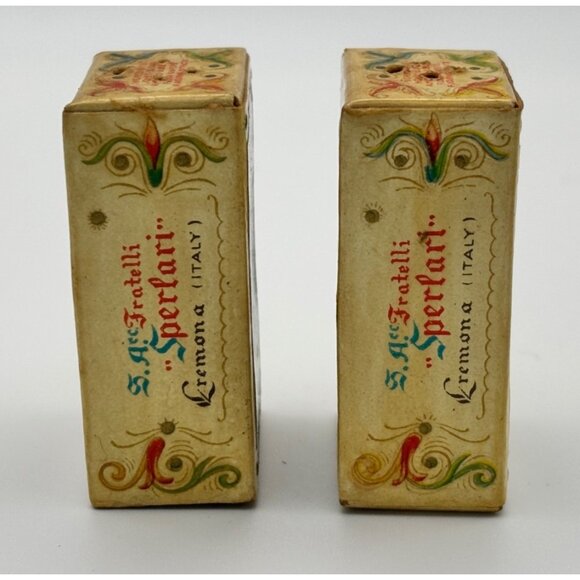 Vintage Italian Candy boxes turned into Salt and Pepper La Corte Esmense Unique - Picture 3 of 6